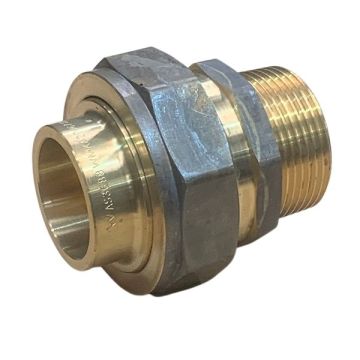 32mm Male BSP X Capillary CU Brass Barrel Union