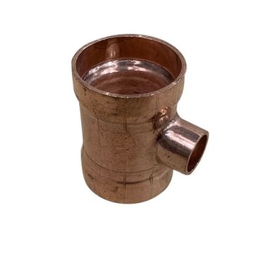 32mm X 15mm 1/2" Copper Tee Reducing High Pressure 