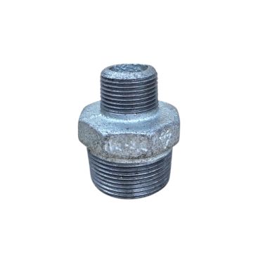 32mm X 20mm Galvanised Hex Nipple Reducing