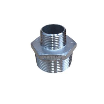 32mm X 20mm Hex Nipple BSP Stainless Steel 316 150lb