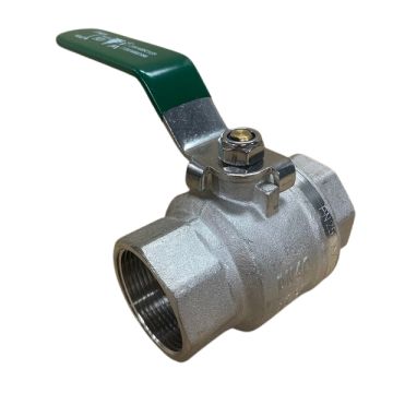 40mm Ball Valve Lever Handle Female Gas Water Approved 1-1/2" BSP W40F