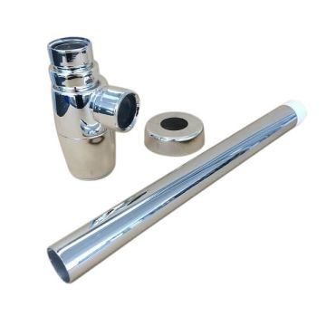 40mm Bottle Trap Kit Loose Nut Chrome PVC 17631