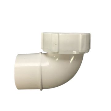 40mm Cap & Lining Low Spigot Elbow Plastec 15472