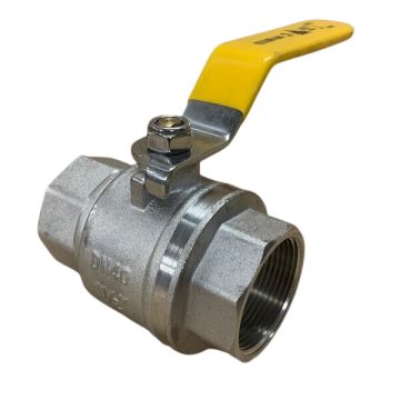 40mm Gas Lever Handle Ball Valve Female AGA Approved 1-1/2" BSP GBV40