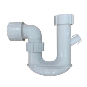 40mm P Trap PVC With Nipple 