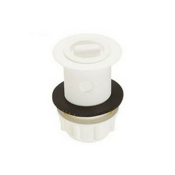 40mm Pvc Basin Bath Plug & Waste White