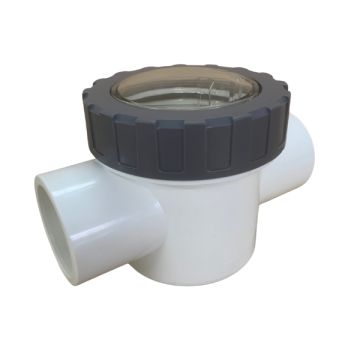 40mm 1-1/2" PVC Non Return Valve Clear Lid Suit PVC Pressure Pipe TNRV40