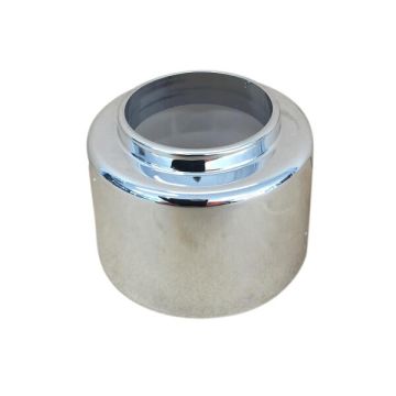 40mm Raised Cover Plate Flange Chrome Suit PVC 17461