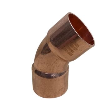 15mm 1/2" X 45 Deg Copper Capillary Elbow
