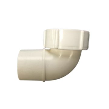 50mm Cap & Lining Low Spigot Elbow Plastec 11964