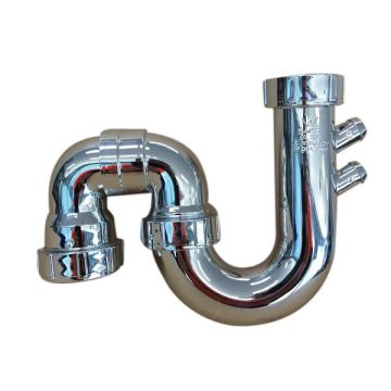 50mm Combination S&P Trap Chrome PVC 17472