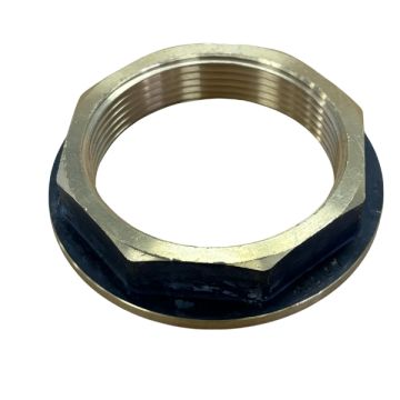 50mm Brass Lock Nut Flanged BSP 