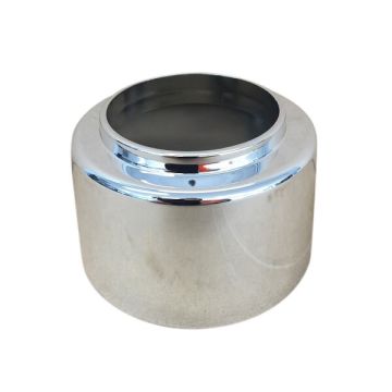50mm Raised Cover Plate Flange Chrome Suit PVC 17469