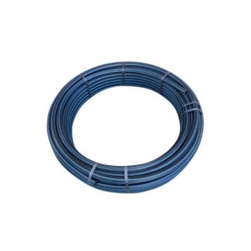 50mm X 150m Poly Pipe Metric Blueline PE100 PN12.5    