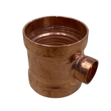 50mm X 20mm Copper Tee Reducing High Pressure Capillary