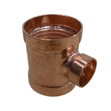 50mm X 25mm Copper Tee Reducing High Pressure Capillary 