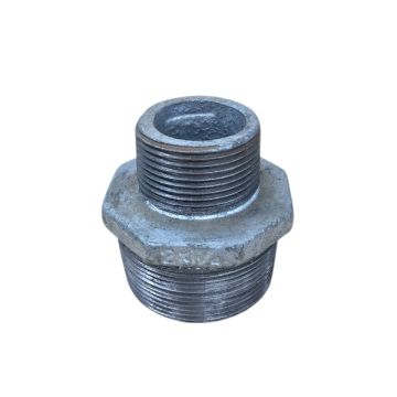 50mm X 32mm Galvanised Hex Nipple Reducing 