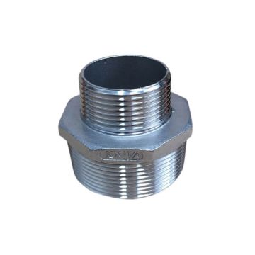 50mm X 32mm Hex Nipple BSP Stainless Steel 316 150lb