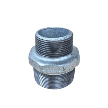 50mm X 40mm Galvanised Hex Nipple Reducing