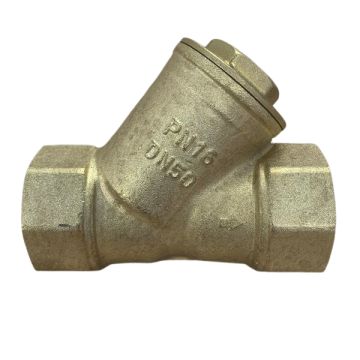 50mm Y Strainer Brass Water Marked 