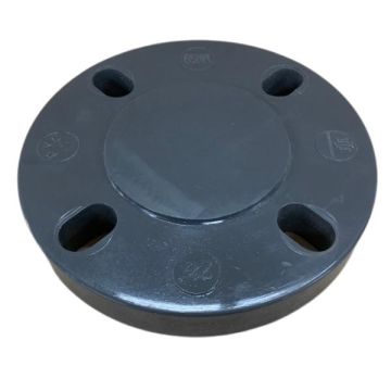 65mm 2-1/2" Blind Drilled Flange Table D/E PVC Pressure TFB065