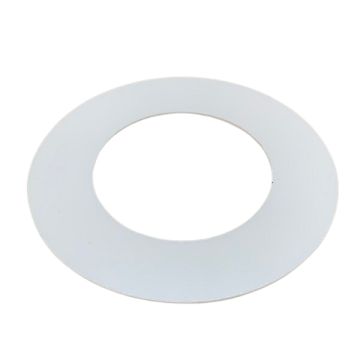 65mm Round Flat PVC Cover Plate White Suit DWV