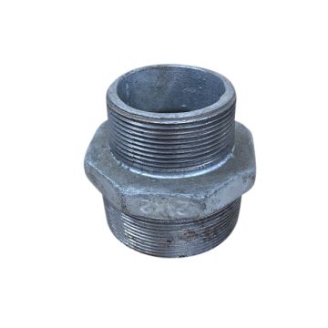 65mm X 50mm Galvanised Hex Nipple Reducing  