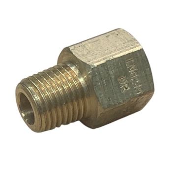 6mm Brass Socket Male x Female BSP 1/4" 