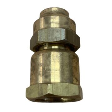 6mm Female X 6C Union Flare Compression BSP 1/4 x 1/4 CLEARANCE