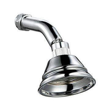 80mm Ball Joint Shower Outlet & Arm Anti Splash Chrome 