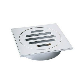 80mm Shower Floor Grate Cp Square Drop In Suit Pvc