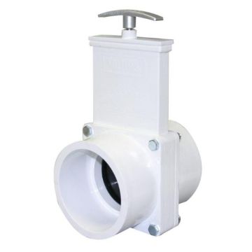 80mm 3" Sliding Gate Valve Polypro Paddle Suit PVC Pressure Pipe TGVP80 
