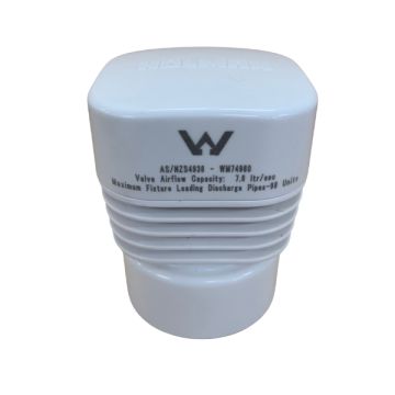 Air Admittance Valve HPSAV01 Fits 50mm & 40mm PVC DWV Pipe