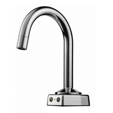 Autoflo Basin Sensor Tap Gooseneck Chrome 24V Mains 100-0175  