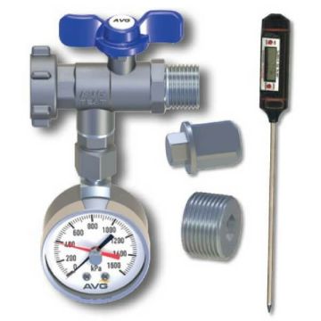 AVG Plumbers Water Pressure Test Kit PTK-1