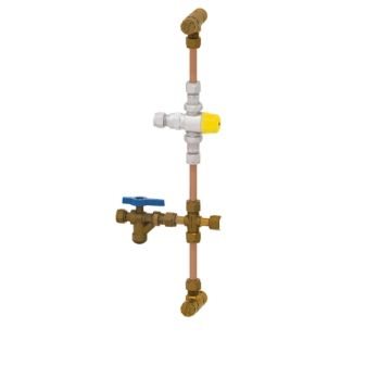 AVG Quickie Kit QIK15R 15mm Storage Hot Water System Yellow Cap Tempering Valve