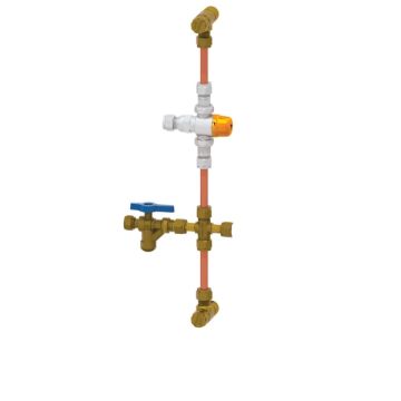 AVG Quickie Kit QIK15RHP 15mm Storage Hot Water System Orange Cap Tempering Valve
