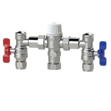 AVG TMV20 Thermostatic Mixing Valve 20mm 3/4" Outlet 
