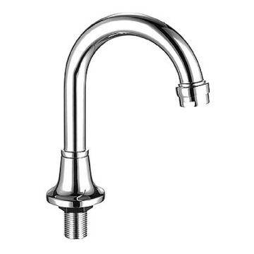 Basin Tap Set Outlet Chrome Swivel Curved Chrome 
