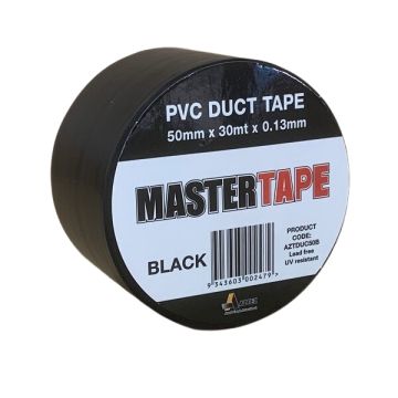 Duct Tape Black Pvc 50mm X 30m