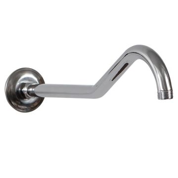 Brasshards Shower Arm Gooseneck 375mm Chrome