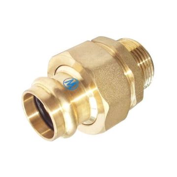20mm X 3/4" BSP Male Union No 69 Loose Nut Water Copper Press