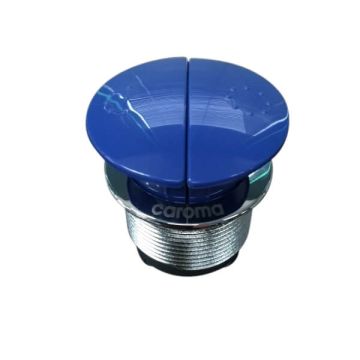 Caroma Round Care Cistern Button Dual Flush Sorrento Blue 416020SB 