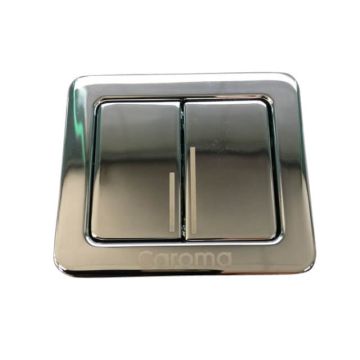 Caroma Cube Urbane Cistern Button Dual Flush Chrome 687076C  