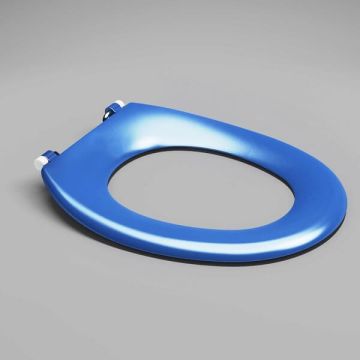 Caroma Caravelle Care Toilet Seat Sorrento Blue Single Flap 254007SB 