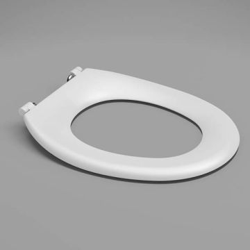 Caroma Caravelle Care Toilet Seat White Single Flap 254007W 