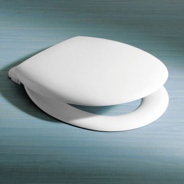 Caroma Caravelle Soft Close Toilet Seat White Quick Release Plastic Hinges 254003W 