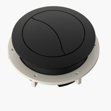 Caroma Clark Black Toilet Cistern Dual Flush Button Round CL60007.B