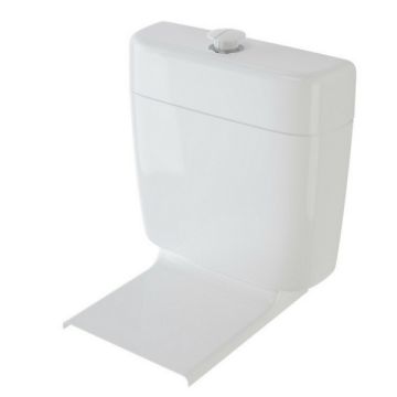 Caroma Cosmo II Care Dual Flush Connector Toilet Cistern & Seat 4.5/3 Litre 235019W
