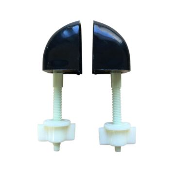 Caroma Junior Toilet Seat Hinge Set Black 301284B